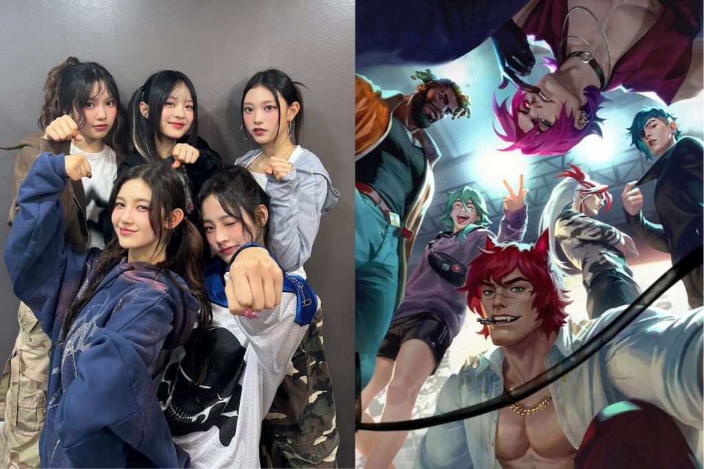 NewJeans and HEARTSTEEL perform at League of Legends Worlds 2023 Opening Ceremony