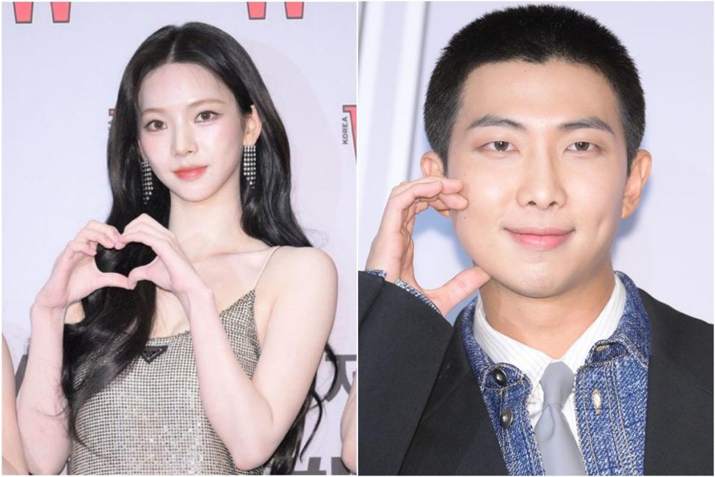 RM of BTS and Karina of aespa were seen having dinner together