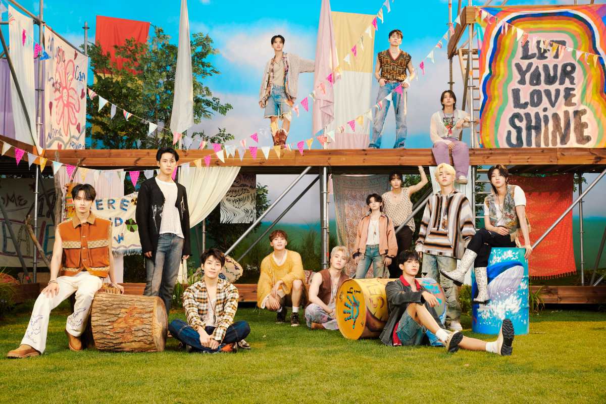 SEVENTEEN debuts their most recent mini-album at number 2 in the United States