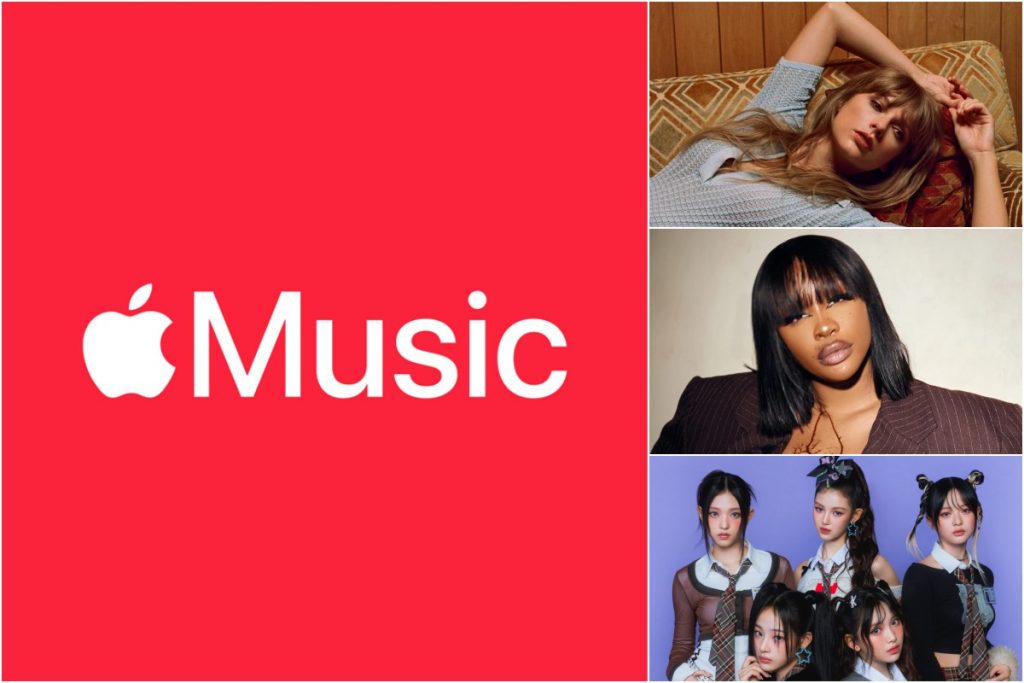 Taylor Swift crowned Apple Music's queen, Miley Cyrus, NewJeans and SZA rock the charts