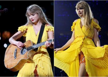 Taylor Swift performs two songs for the first time in 10 years in Brazil