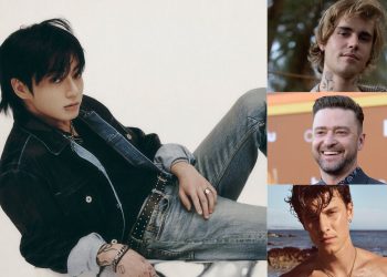 What does Jungkook have in common with Justin Timberlake, Justin Bieber and Shawn Mendes?