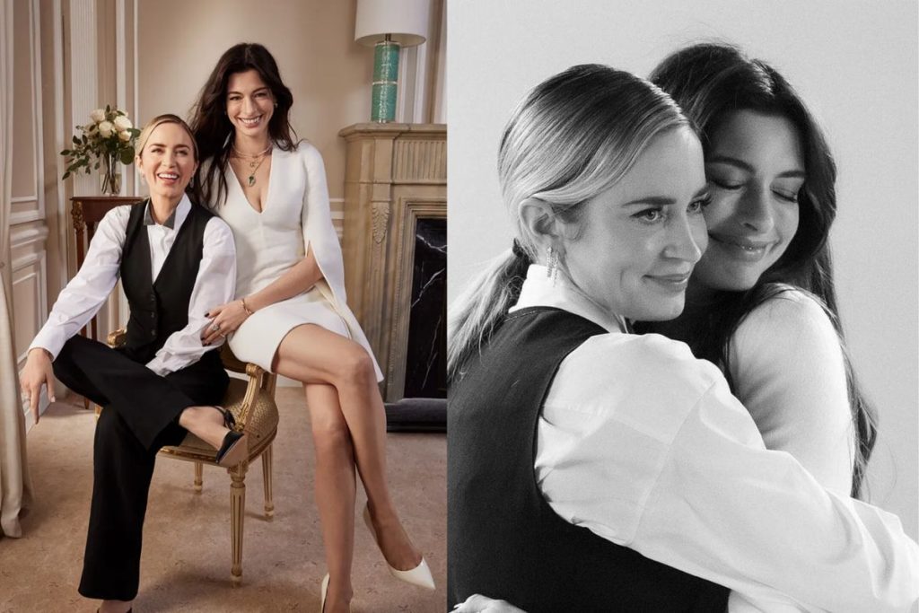 Anne Hathaway and Emily Blunt Reunite After 17 Years of The Devil Wears Prada