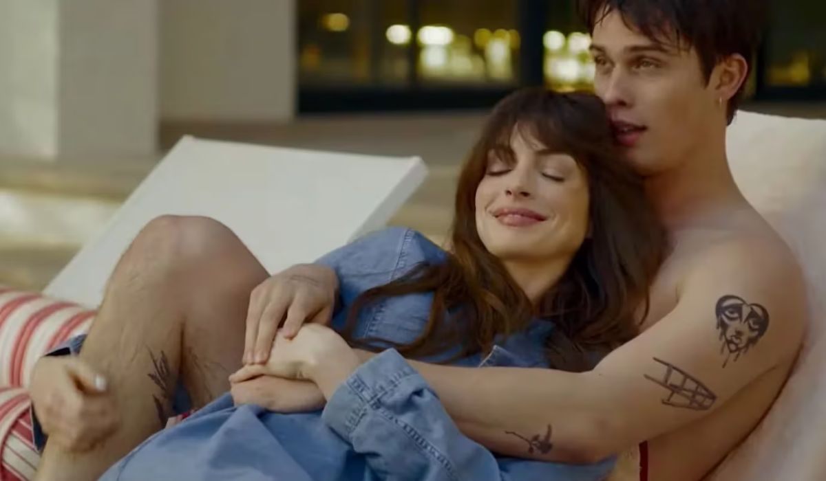 Anne Hathaway is spotted in the arms of a man 14 years younger