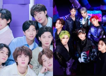 BTS and ATEEZ share a record on the U.K. Official Album Charts