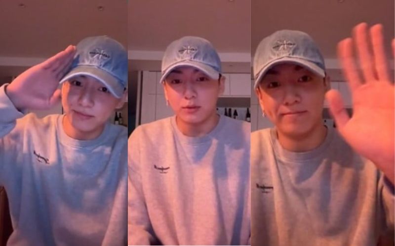 BTS' Jungkook holds back tears during his final farewell to ARMY before enlisting in the military