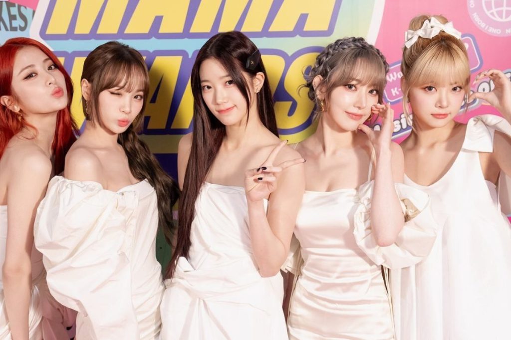 LE SSERAFIM Keeps winning on “Music Core” with “Perfect Night”