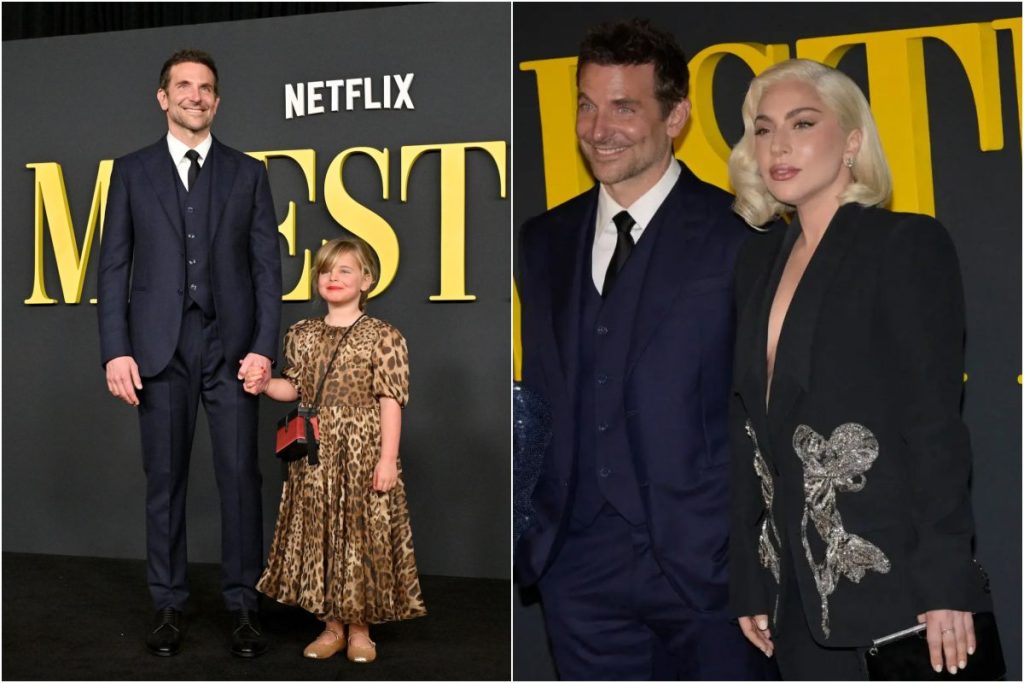 Lady Gaga and Bradley Cooper spotted together at the Maestro screening