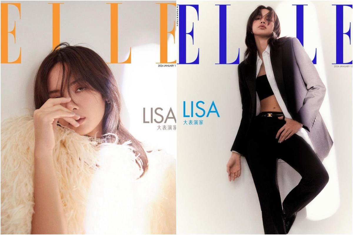 Lisa of BLACKPINK dazzles in the cover of Elle Taiwan for January 2024