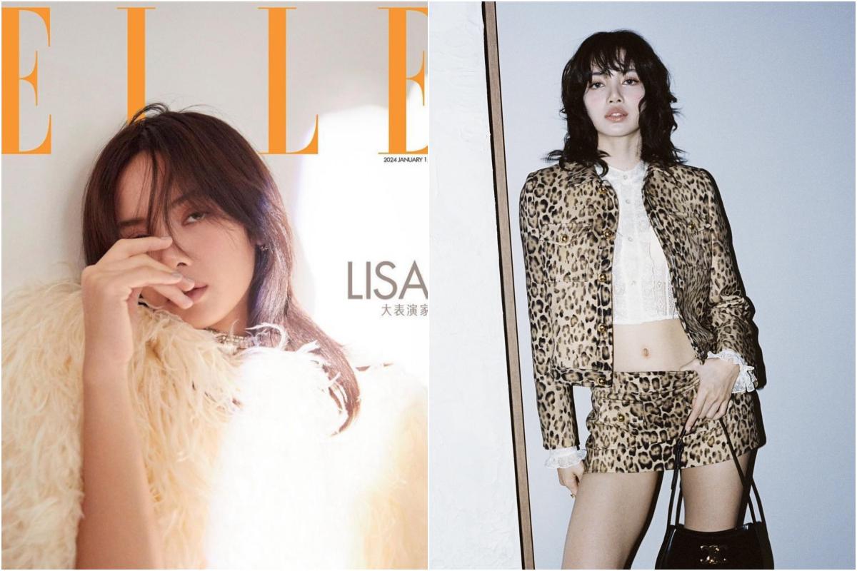 Lisa of BLACKPINK dazzles in the cover of Elle Taiwan for January 2024