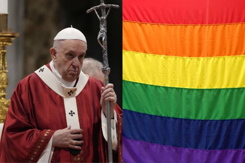 Pope Francis formally allows priests to bless homosexual couples, causing controversy Pope Francis formally allows priests to bless homosexual couples, causing controversy
