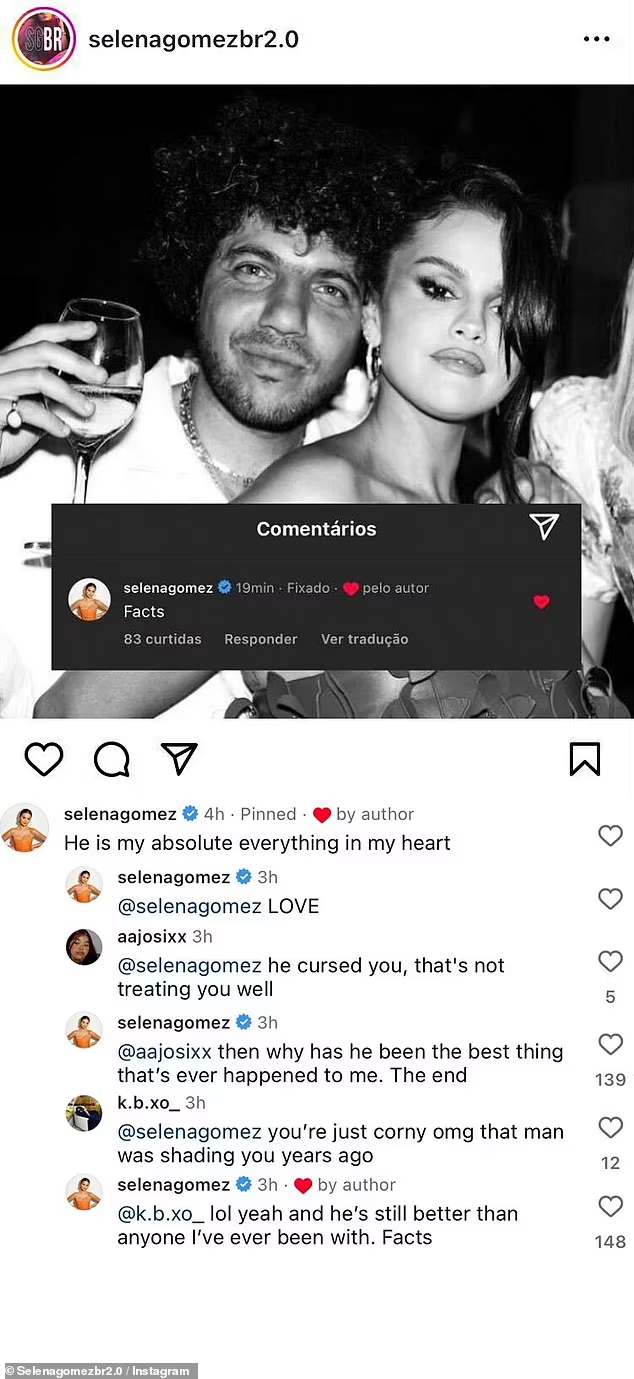 Selena Gomez defends her relationship with Justin Bieber's music producer Benny Blanco