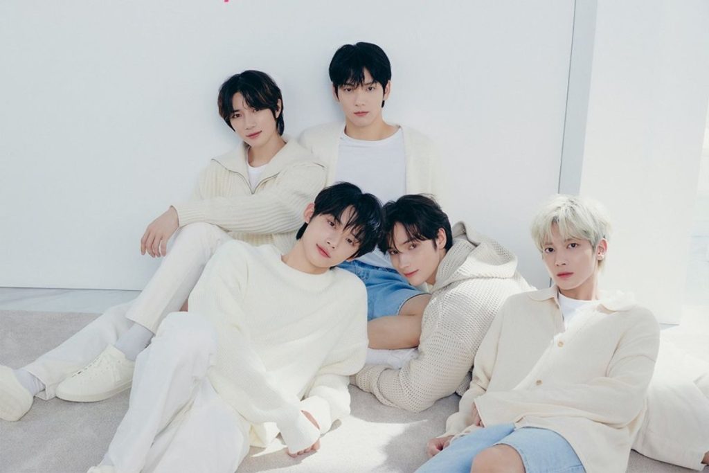 TXT unveils new “Tinnitus” dance practice video for their 2023 Music Bank Global Festival performance