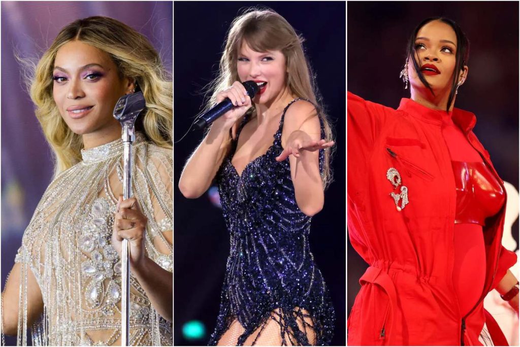 Taylor Swift, Beyoncé and Rihanna are some of the most powerful women this year