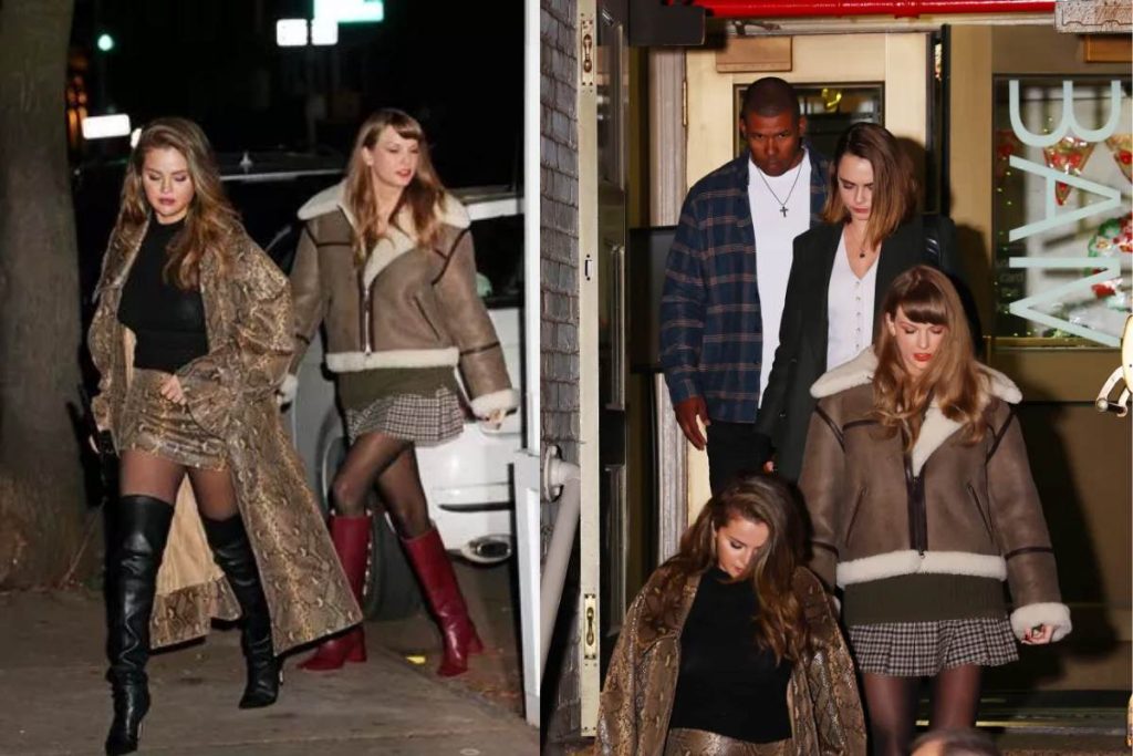 Taylor Swift and Selena Gomez on girls' night out in NY USA