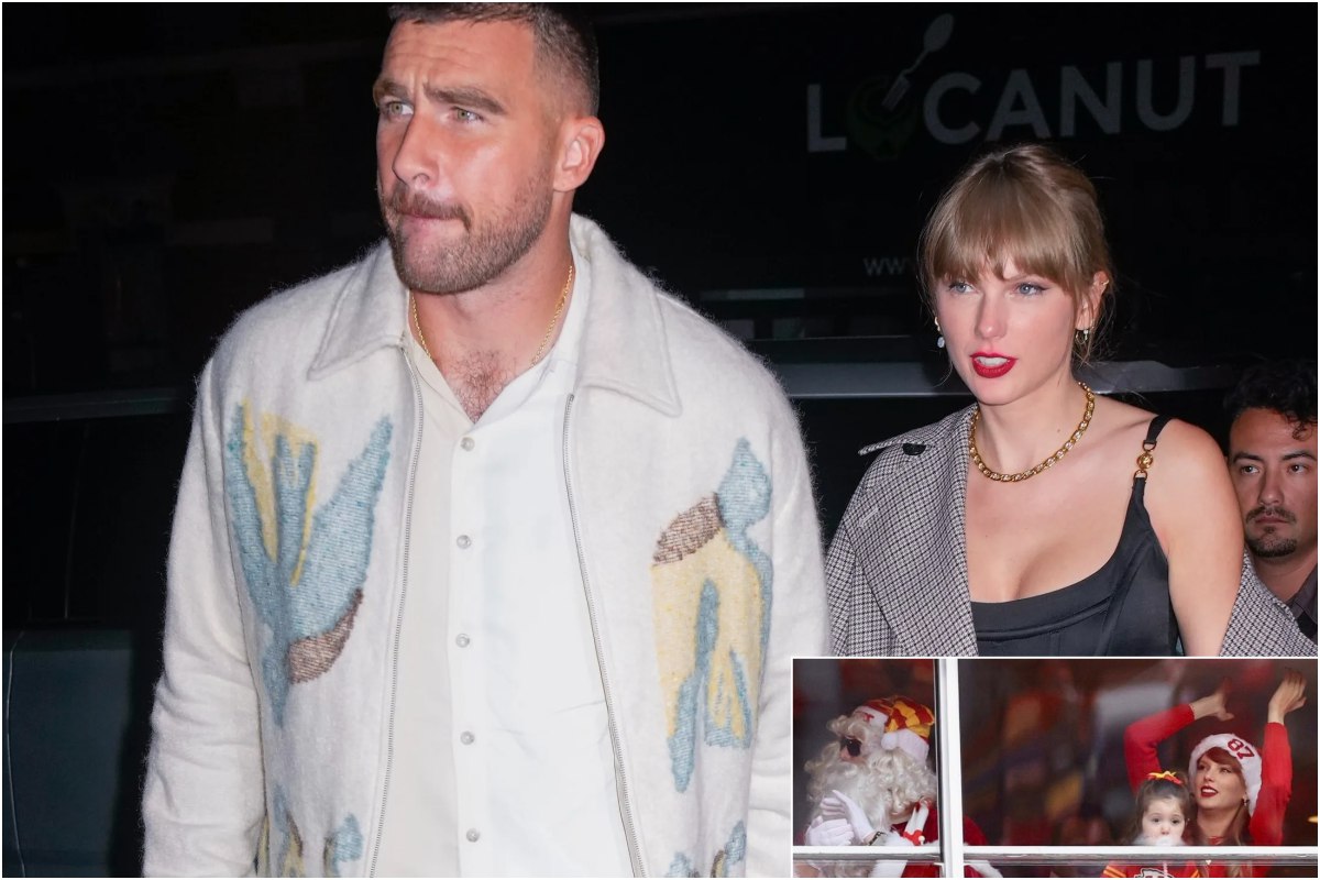 Taylor Swift is spotted supporting boyfriend Travis Kelce at Chiefs Game with her family