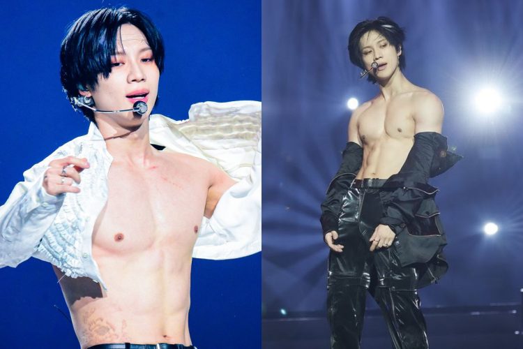 The male idols who went to see SHINee's Taemin take off his clothes in 'METAMORPH'