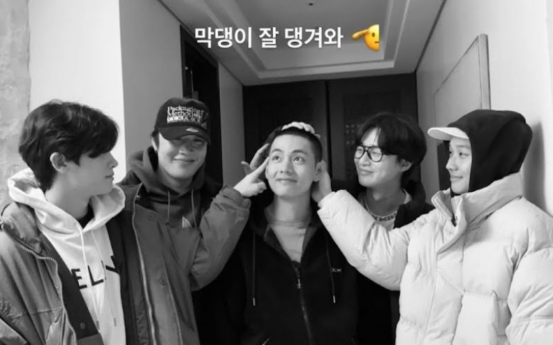 BTS' V's best friends, the "Wooga Squad" bid farewell to him as he enlisted in the military