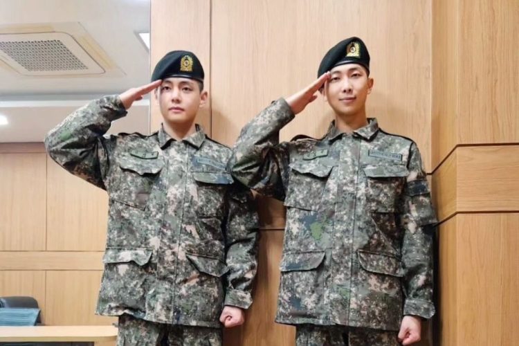 BTS: V and RM's new clip from their military graduation ceremony went viral due to their playful act
