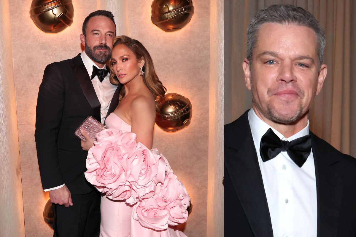 Ben Affleck abandoned Jennifer Lofez during the Golden Globes 2024 red carpet to greet Matt Damon