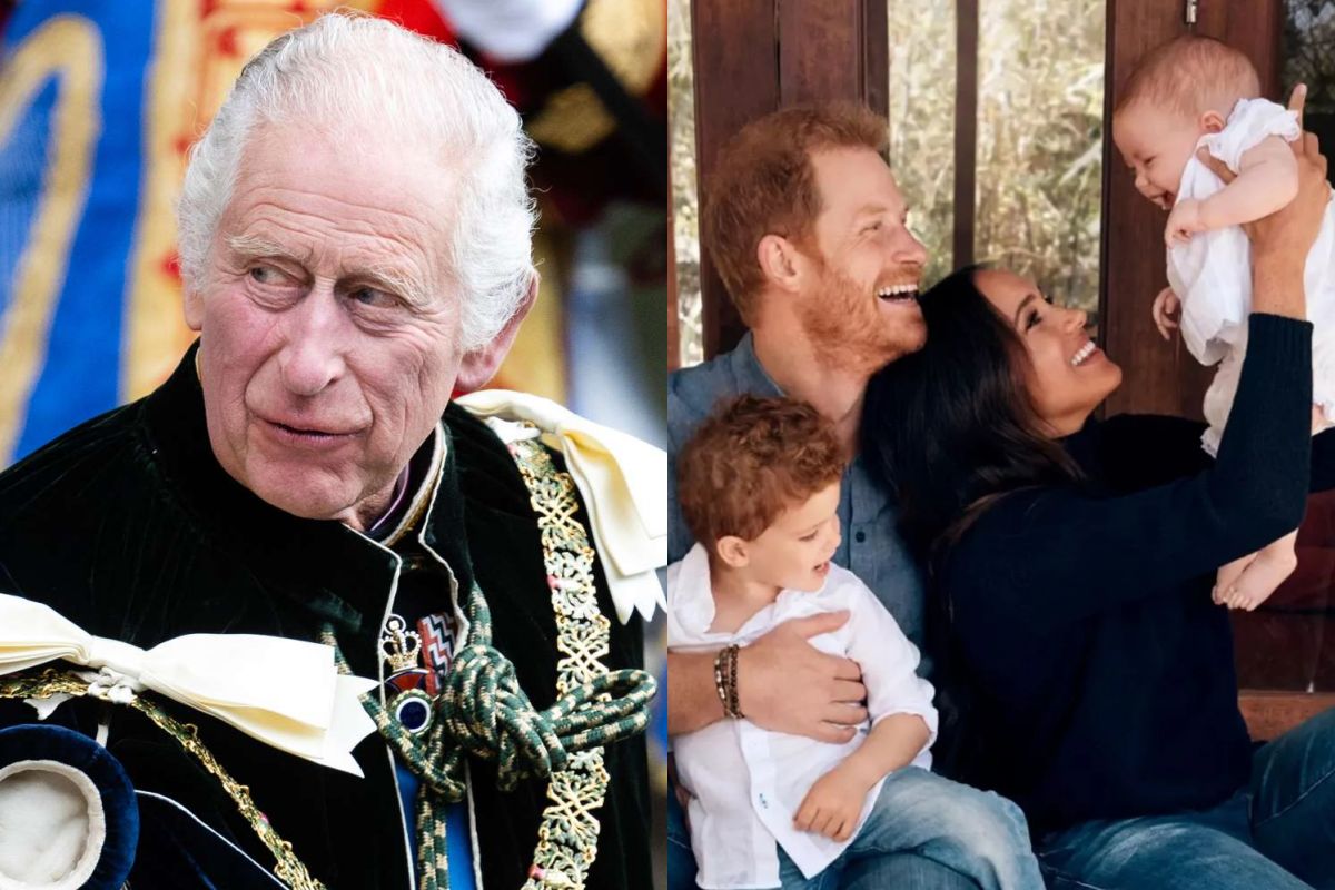 King Charles III is seemingly uninterested in seeing his grandchildren, Prince Harry's Archie and Lilibet