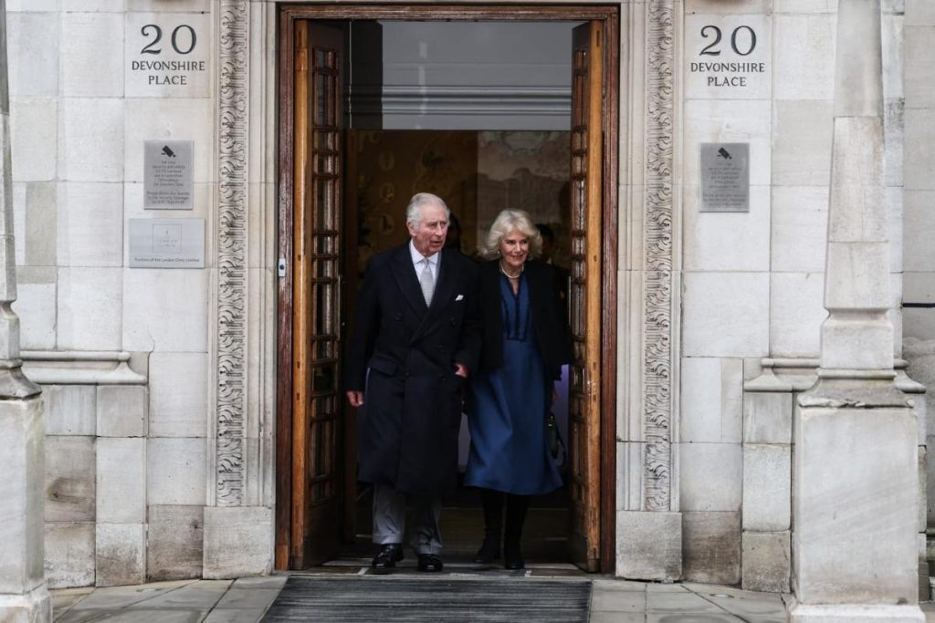 King Charles III leaves hospital after Kate Middleton