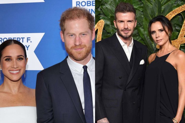 Prince Harry and Meghan Markle became the ultimate enemies of David and Victoria Beckham