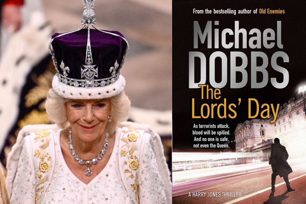 Queen Camilla Parker is reading a disturbing novel about holding King Charles III as a hostage