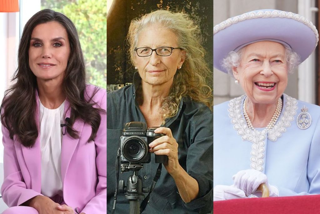 Queen Letizia accepts an official portrait by Annie Leibovitz, who stripped Elizabeth II of her most important garment