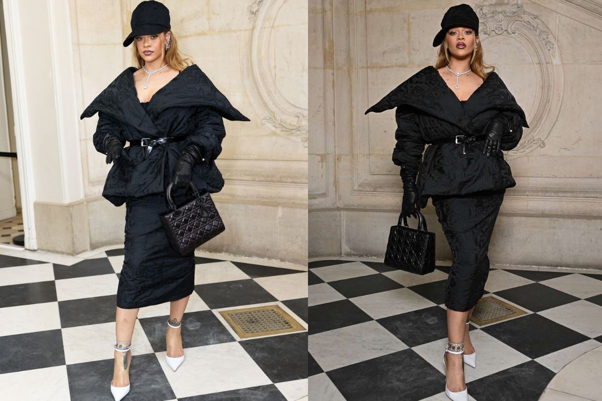 Rihanna causes a sensation at Paris Fashion Week with daring style