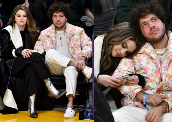 Selena Gomez is seen very affectionate with her boyfriend Benny Blanco at a Lakers Game