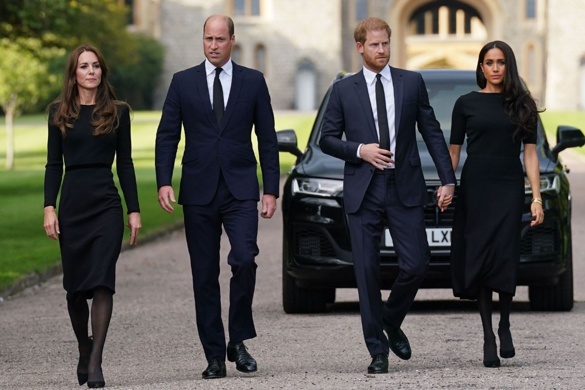 Prince William insisted on taking an 'awkward' walk with Harry and Meghan after the Queen's death