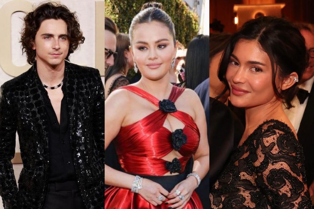 Timothée Chalamet responds to Kylie Jenner and Selena Gomez's controversy at the Golden Globes