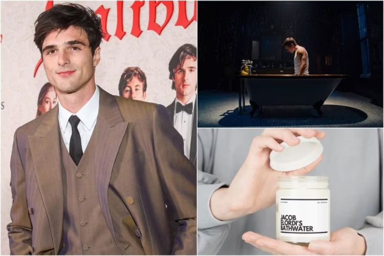 Jacob Elordi reacts to his candle scent to "Jacob Elordi's bath"