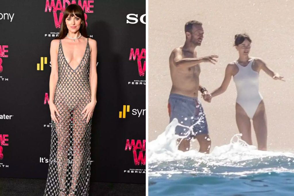 Dakota Johnson on vacation in Mexico with Chris Martin after Madame Web flop