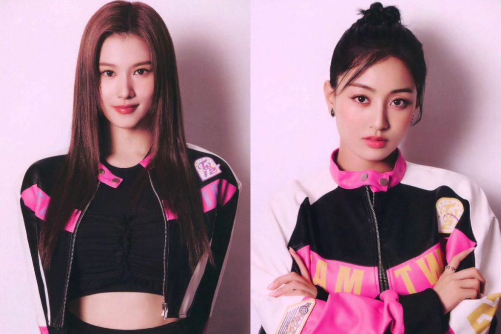 Did TWICE's Sana and Jihyo share a passionate kiss on stage?