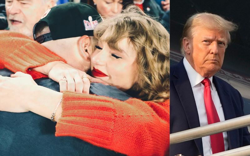 Donald Trump addresses Taylor Swift and Travis Kelce's relationship ahead of the 2024 Super Bowl