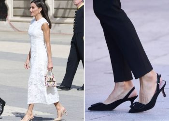 Queen Letizia leaves the high heels aside to feel more comfortable