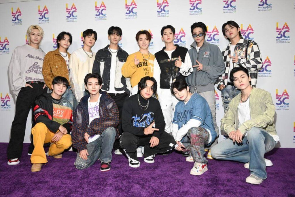 SEVENTEEN was the best-selling KPOP act of 2023 worldwide, surpassing BTS