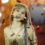 Sakura designed stunning outfits for LE SSERAFIM's recent performance