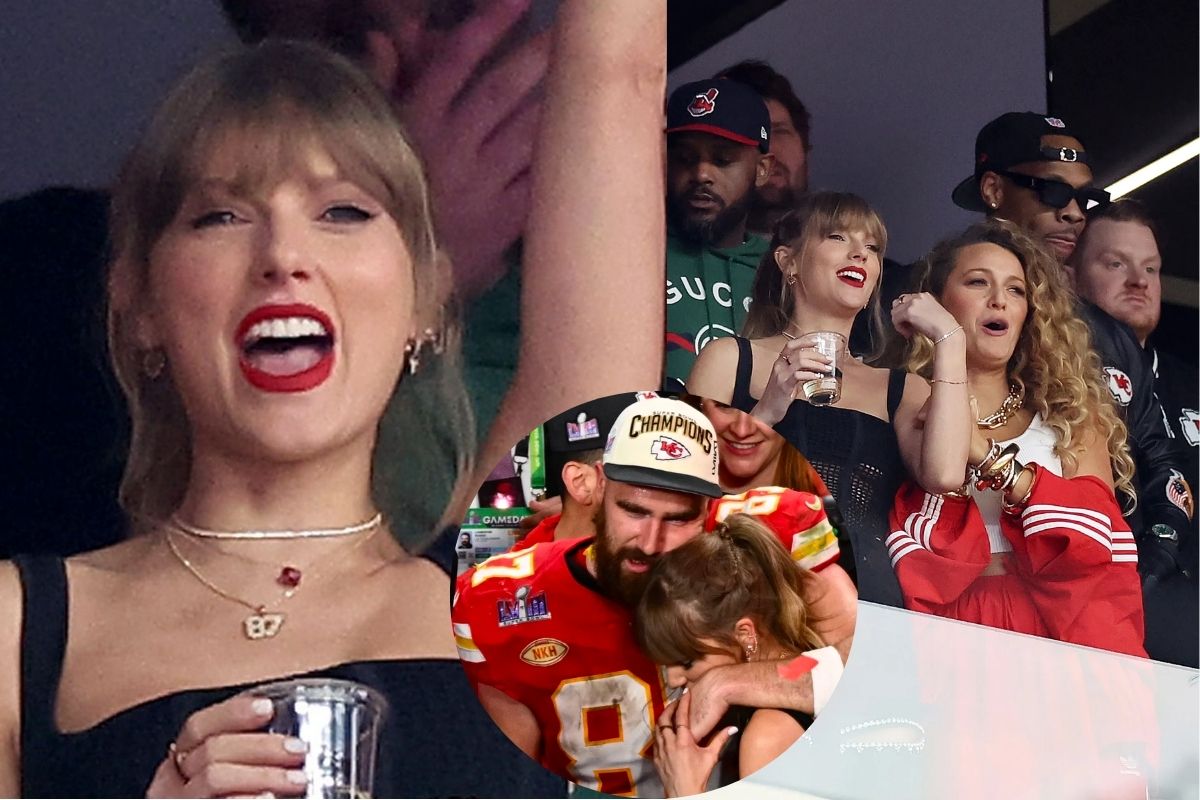 Taylor Swift celebrates Travis Kelce's win at Super Bowl 2024