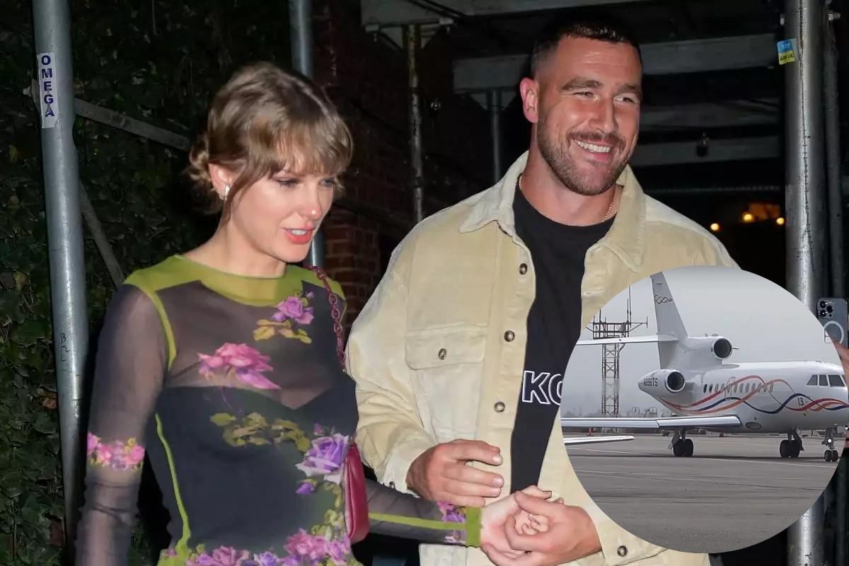 Taylor Swift reportedly lent her private jet to Travis Kelce