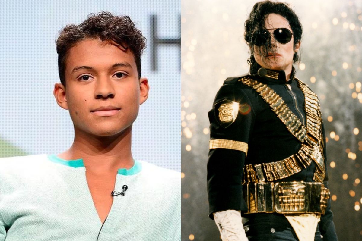 The first image from the Michael Jackson biopic shows the impressive resemblance of Jaafar Jackson to the King of Pop