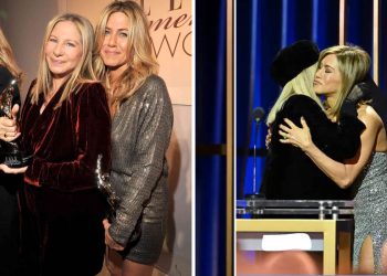 Jennifer Aniston reveals she made out with Barbra Streisand at the SAG Awards 2024