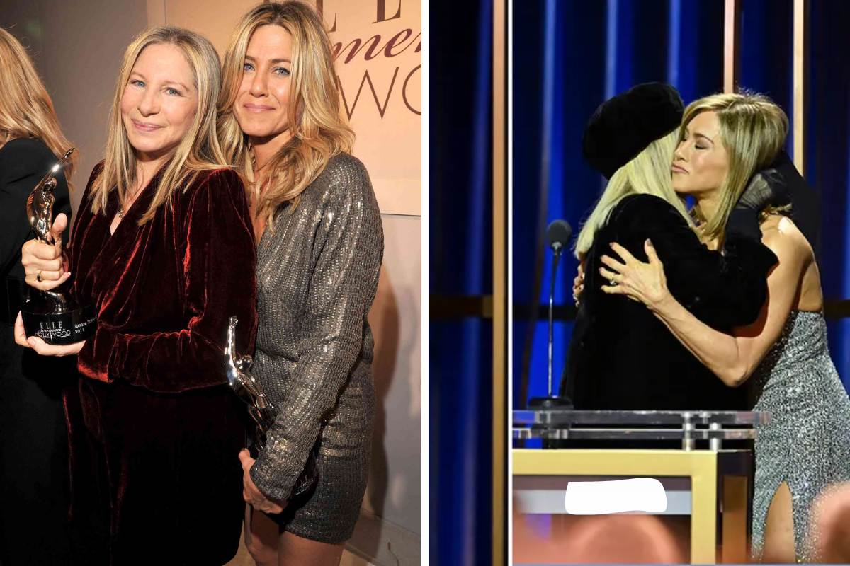 Jennifer Aniston reveals she made out with Barbra Streisand at the SAG Awards 2024