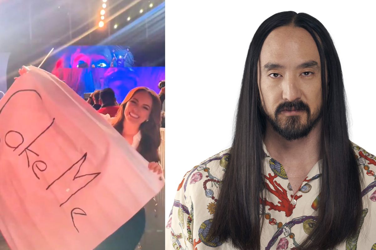 Steve Aoki throws pie at top North American official 
