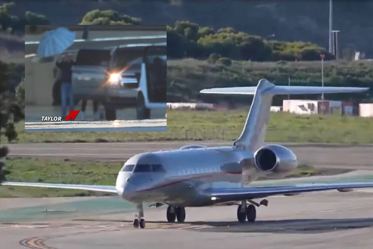 Taylor Swift lands in US ahead of Super Bowl to support Travis Kelce taylor swift