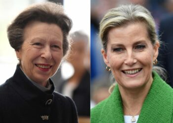Princess Anne and Sophie, the Duchess of Edinburgh matched outfits during a Royal event
