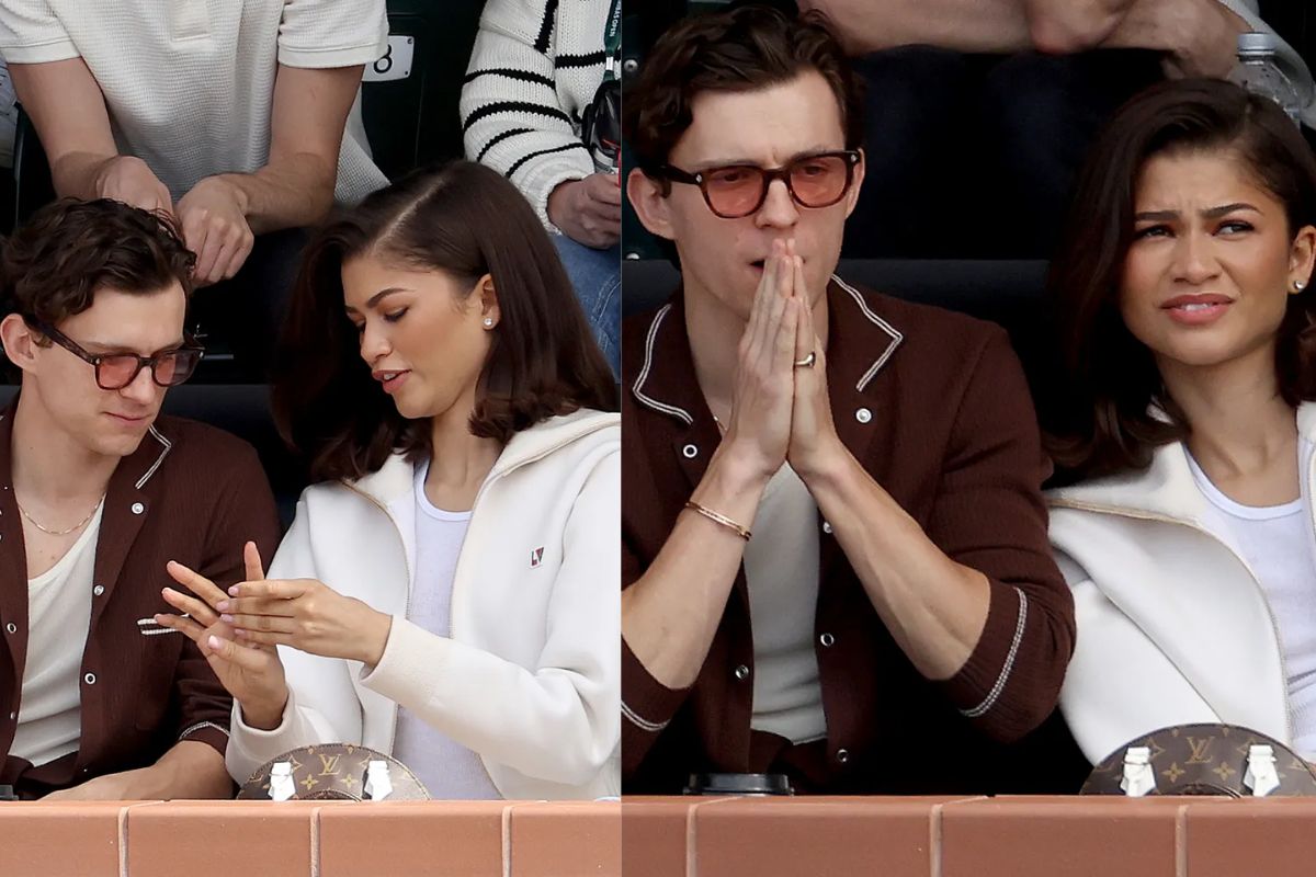 Zendaya and Tom Holland are seen having a tennis date in the United States