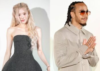 BLACKPINK's Rosé and Lewis Hamilton appear together, enchanting with their spectacular chemistry